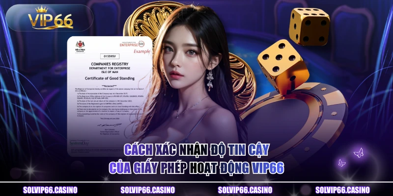 Cách xác nhận độ tin cậy của giấy phép hoạt động VIP66